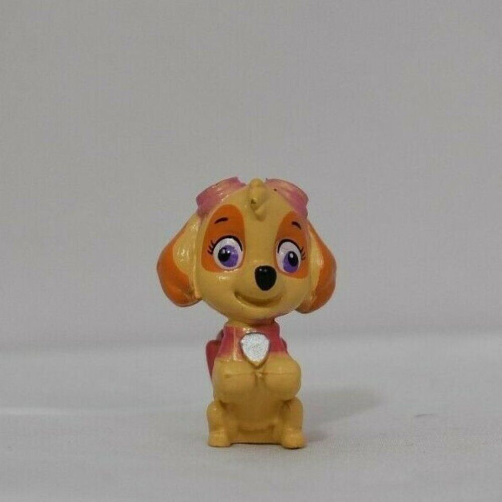Nickelodeon SKYE PAW PATROL FIGURINE Cake TOPPER Plane FLYING PUP 1.5" Toy NEW